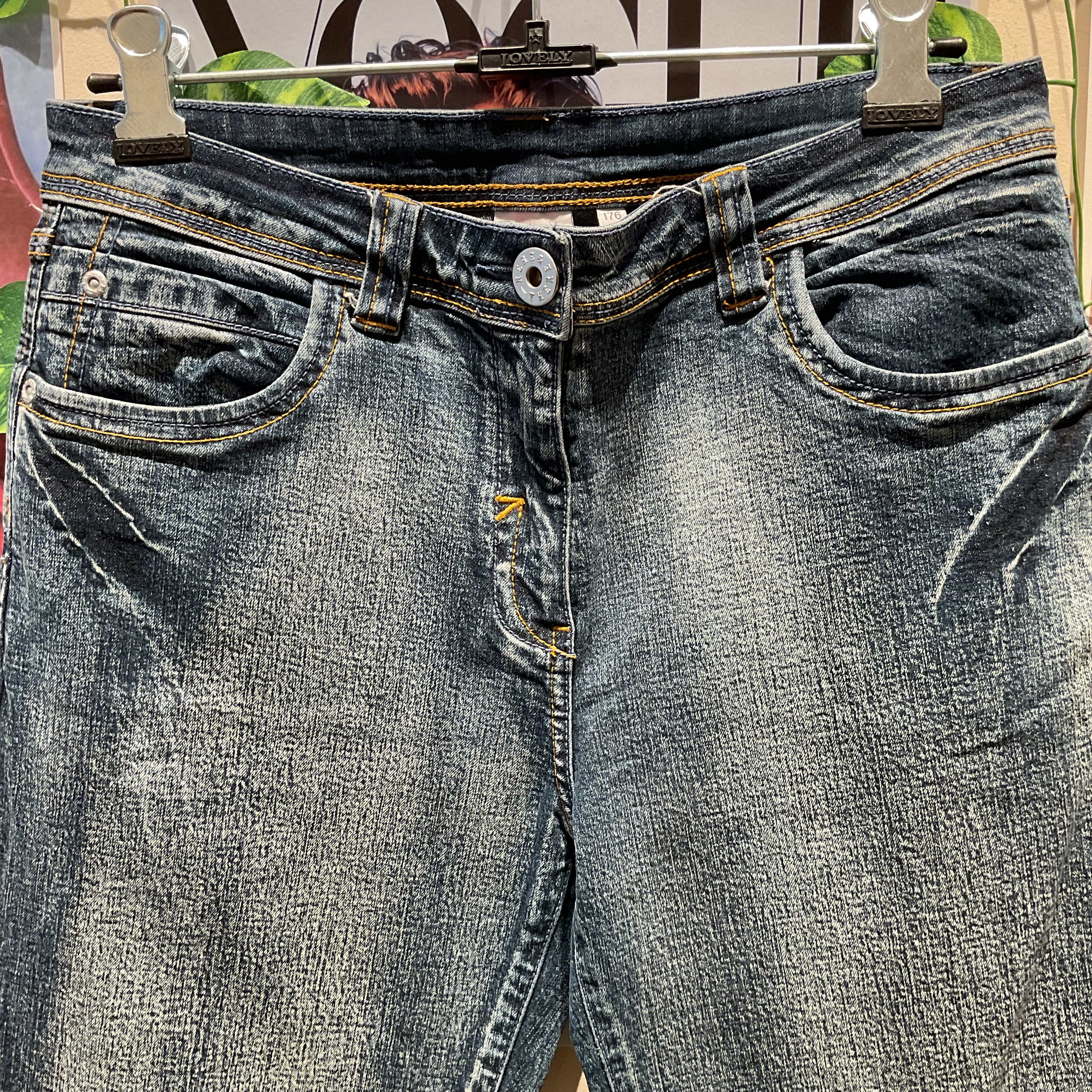 Blue Bloom Jeans