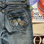 Blue Bloom Jeans