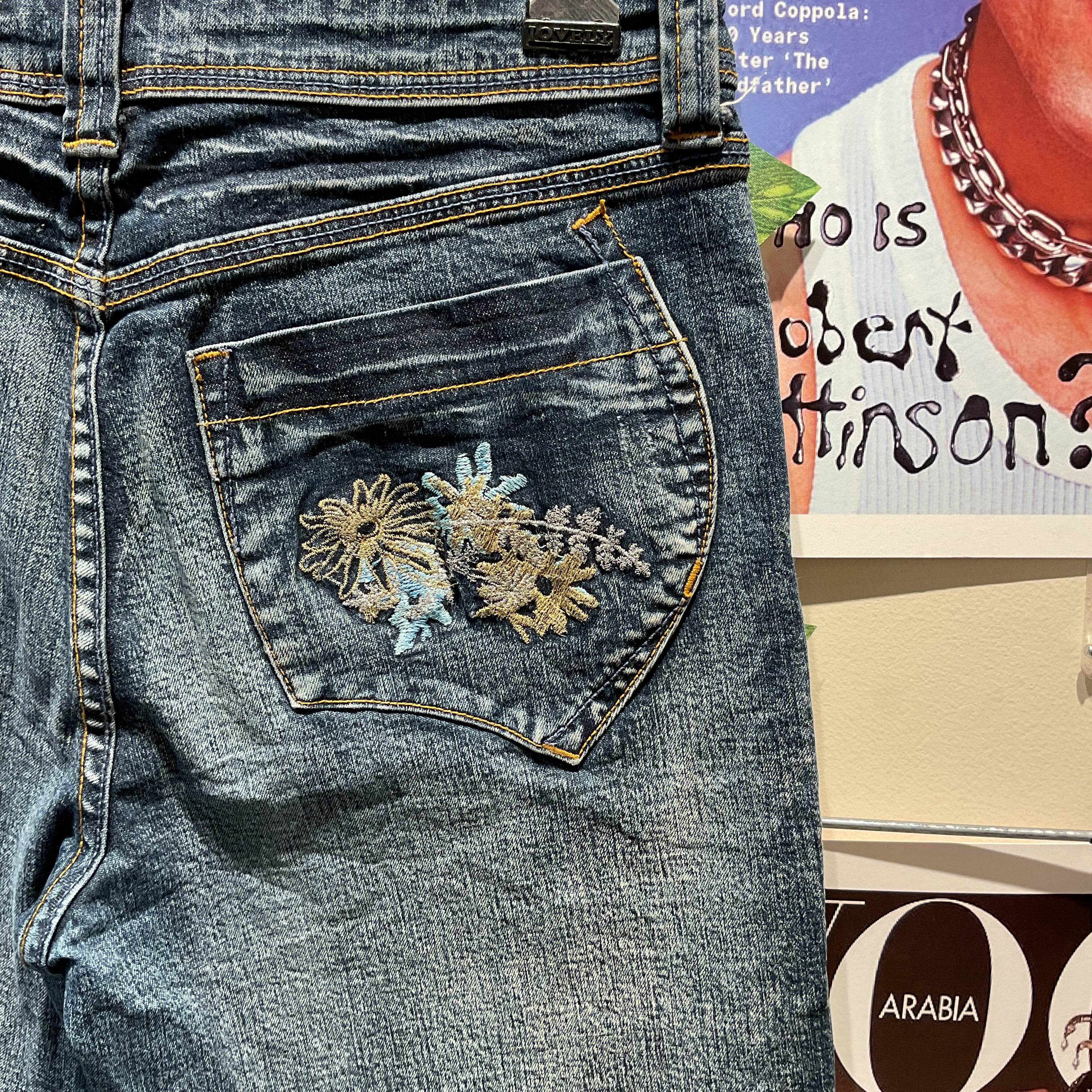 Blue Bloom Jeans