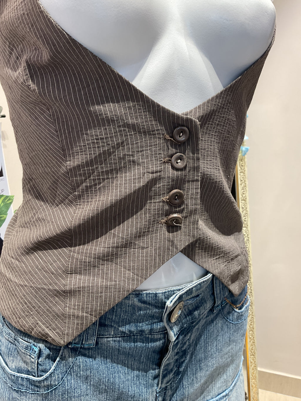 Halter neck waistcoat - bust 34