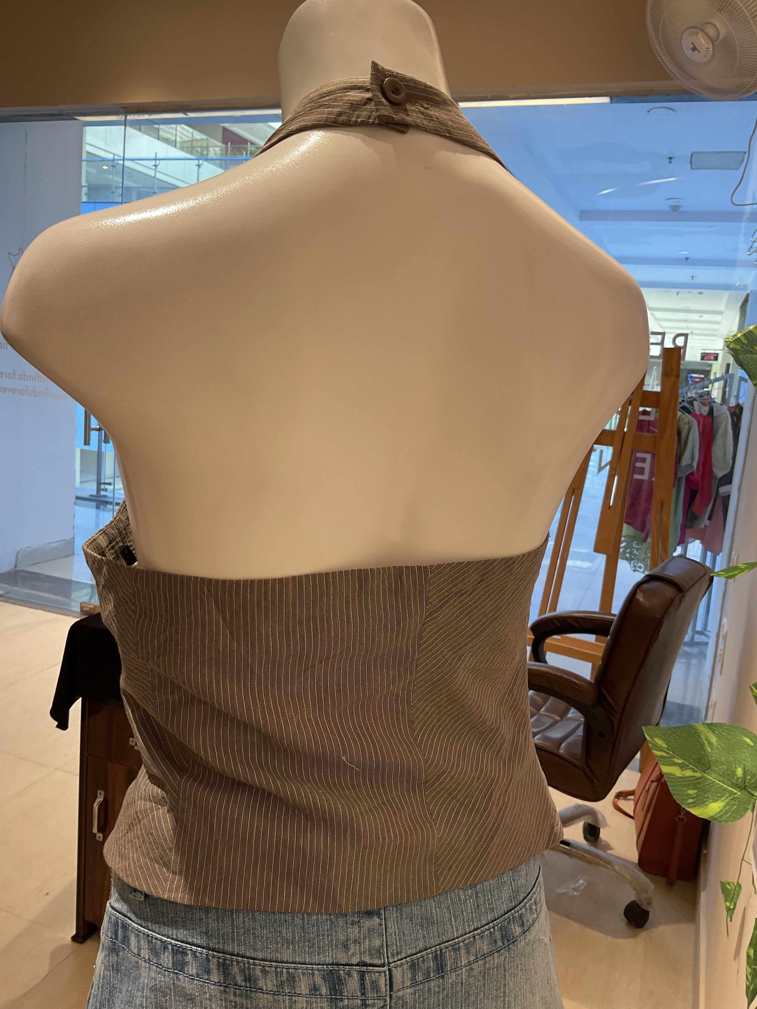 Halter neck waistcoat - bust 34