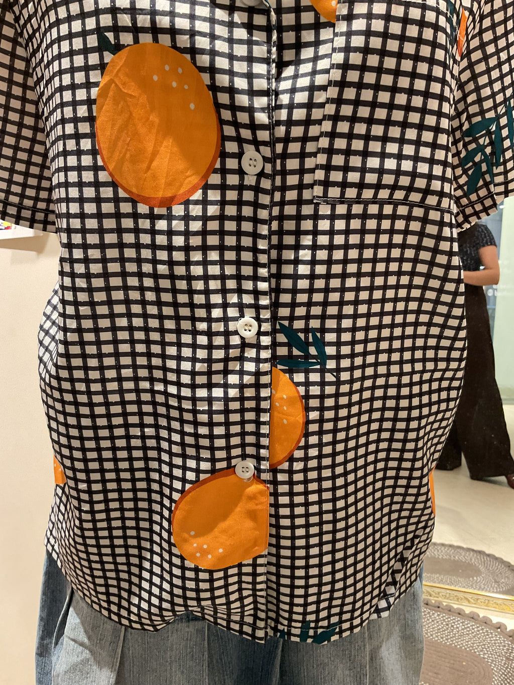 tangerine shirt - upto bust 38