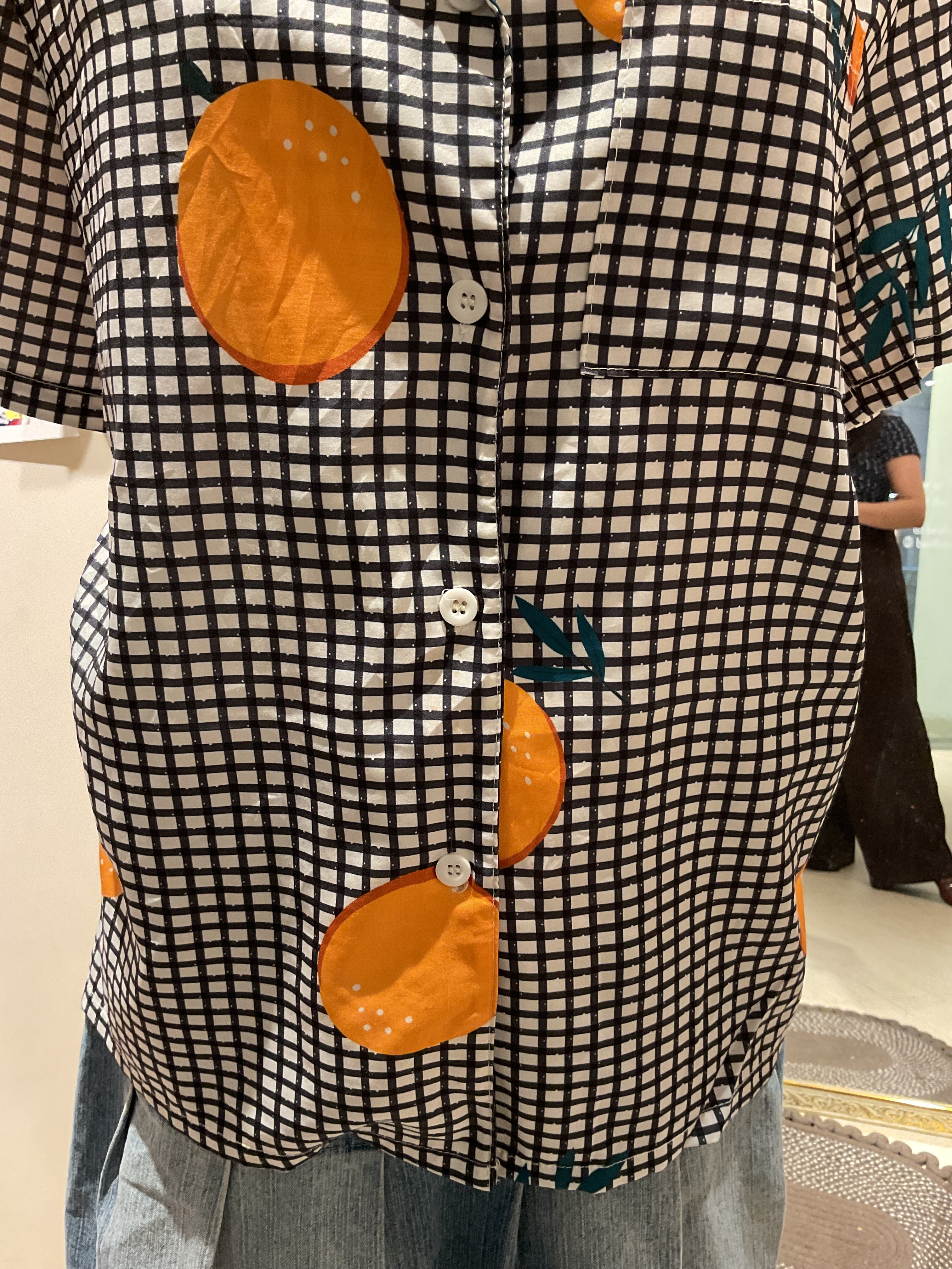 tangerine shirt - upto bust 38