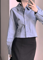 Orchid Cropped Shirt